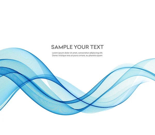 アブストラクトカラー波設計要素 — ストックベクタ