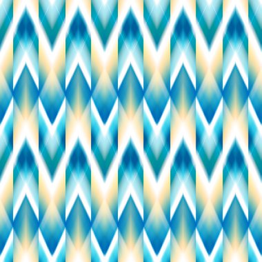 Vektör sorunsuz ikat etnik desen