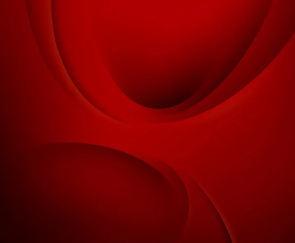 Plantilla de vector rojo Fondo abstracto con curvas líneas y sombra. Para folleto, folleto, folleto, diseño de sitios web — Archivo Imágenes Vectoriales