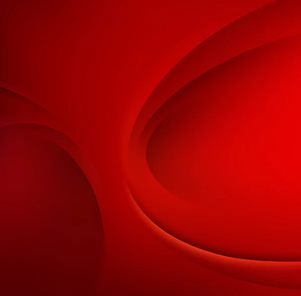 Modelo de vetor vermelho Fundo abstrato com curvas linhas e sombra. Para folheto, brochura, livreto, design de sites — Vetor de Stock