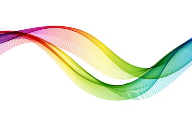 Soyut vektör arka plan, mavi mor dalgalı