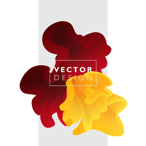 Vector abstrakt färg moln. — Stock vektor