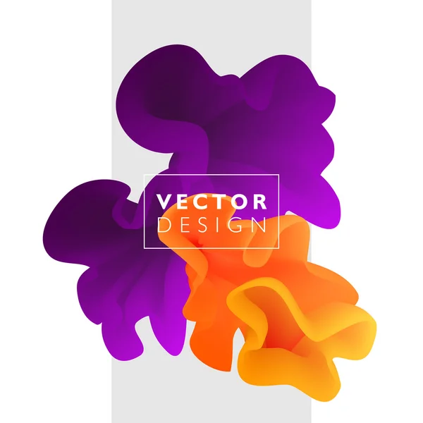 Векторна хмара абстрактного кольору . — стоковий вектор