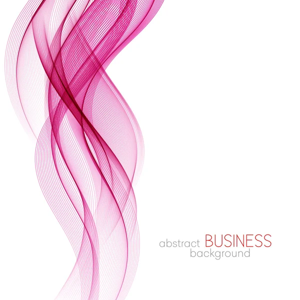 Abstract vector background, pink wavy — Stock Vector