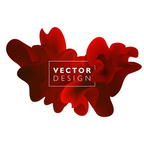 Nube de color abstracta vectorial . — Vector de stock