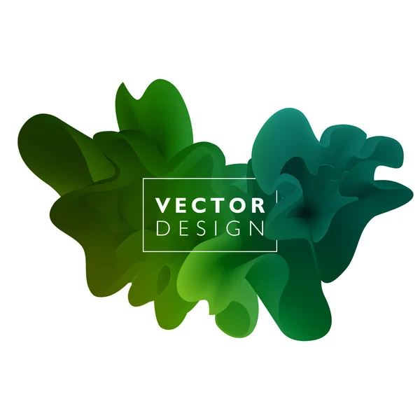 Vector abstracte kleur wolk. — Stockvector