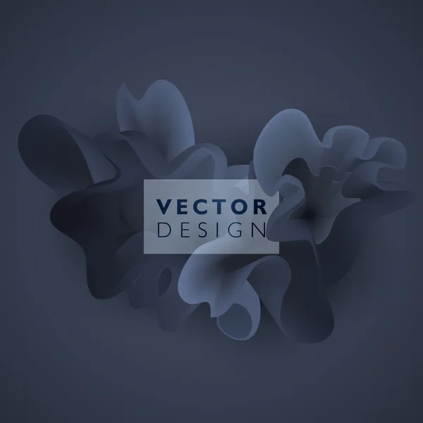 Vector abstracte kleur wolk. — Stockvector