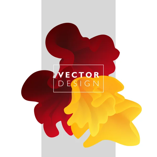 Vector abstracte kleur wolk. — Stockvector