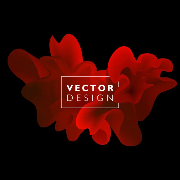 Vektor abstrakte Farbwolke. — Stockvektor