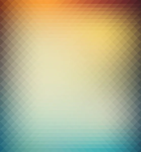 Abstract geometric background with orange, blue and yellow triangles. Summer sunny design. — Stock Photo, Image