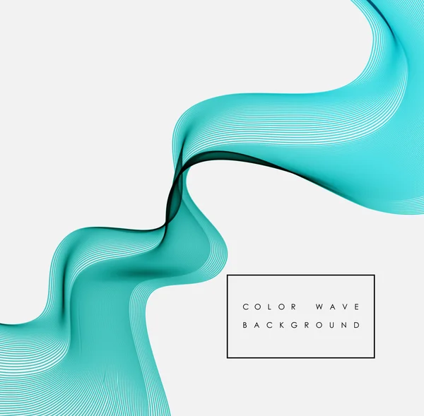 Abstraktes Farbwellen-Design-Element — Stockfoto