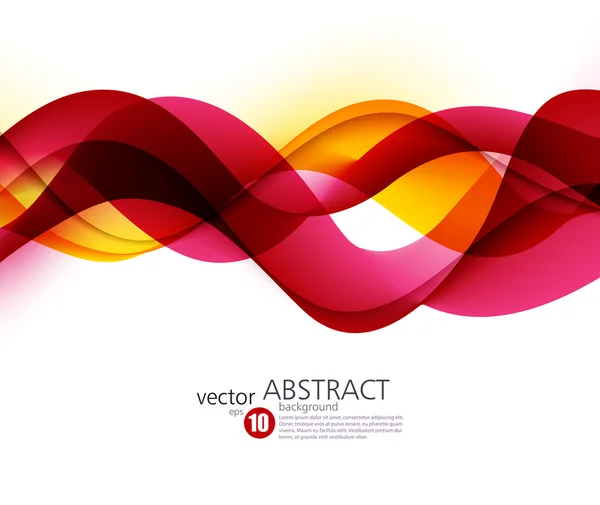 Színes vektor vonalak. Absztrakt háttér — Stock Vector
