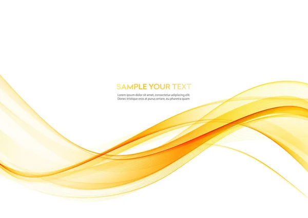 Abstraktní barevné vektorové pozadí, barevná vlna pro design brožury, webové stránky, leták. — Stockový vektor