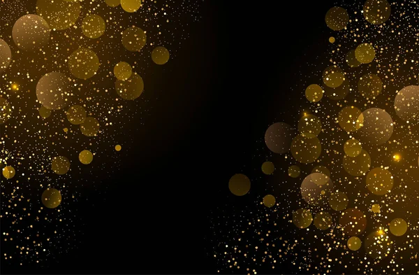 Holiday Abstract cor brilhante elemento de design de ouro — Vetor de Stock