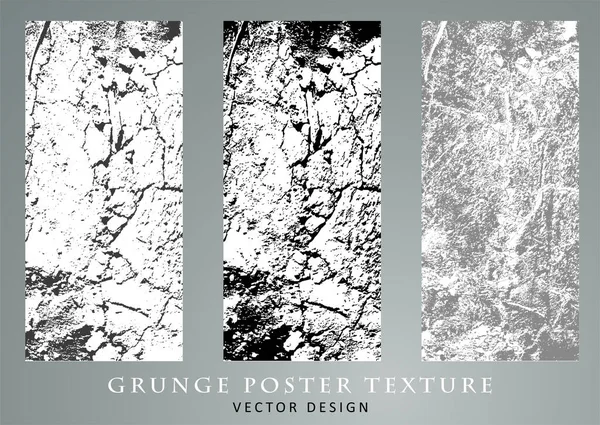 Grunge witte en zwarte muur achtergrond. Vectorillustratie. — Stockvector