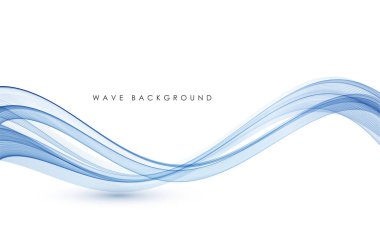 Beyaz arkaplanda izole edilmiş soyut akıcı dalga çizgileri. Teknoloji, bilim ve modern konsept için tasarım öğesi.