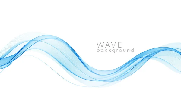 Vektor elvont színes áramló hullámok elszigetelt fehér háttér. Design elem technológia, tudomány, modern koncepció. — Stock Vector
