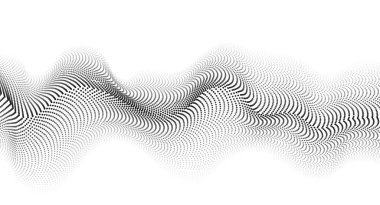 Vector abstract background with black abstract wave