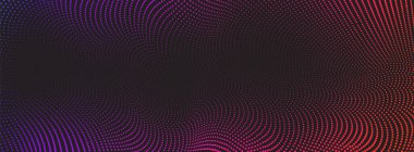 Soyut dalga noktaları olan vektör arkaplanı