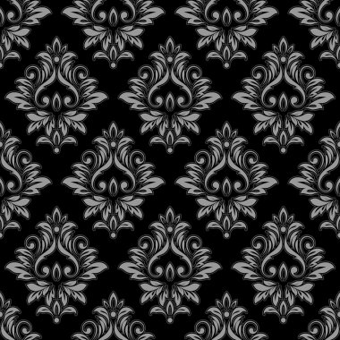 Soyut vintage sorunsuz damask deseni