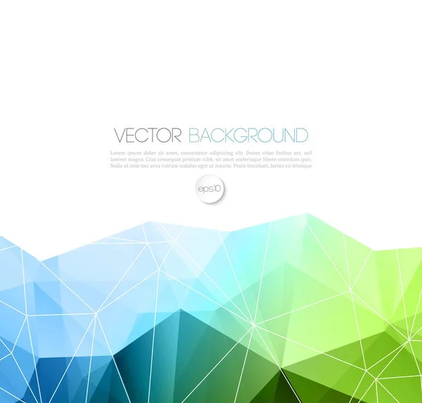 Vector abstract geometric background with triangle — Stock Vector