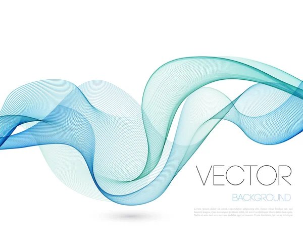 Abstract wave template  background brochure design — Stock Vector