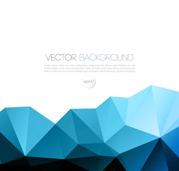 Vector abstract geometric background with triangle — Stock Vector