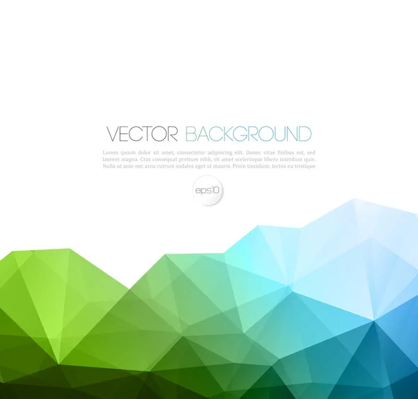 Vektor abstrakt geometrischer Hintergrund mit Dreieck — Stockvektor