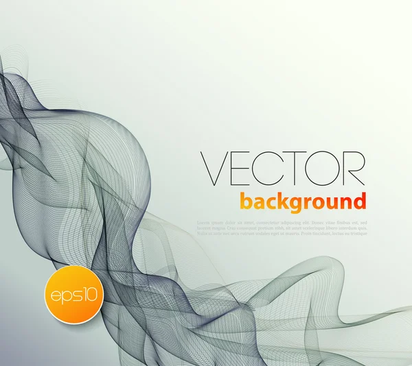 Abstrakte Welle Vorlage Hintergrund Broschüre Design — Stockvektor