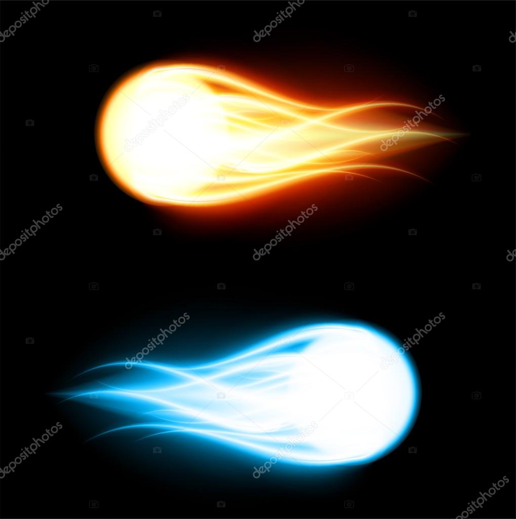 Dark background with flame