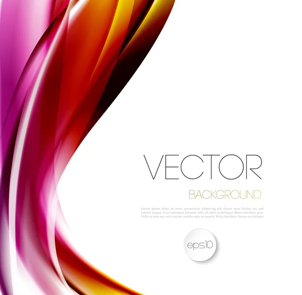 Abstrakt wave mall bakgrundsdesign broschyr — Stock vektor
