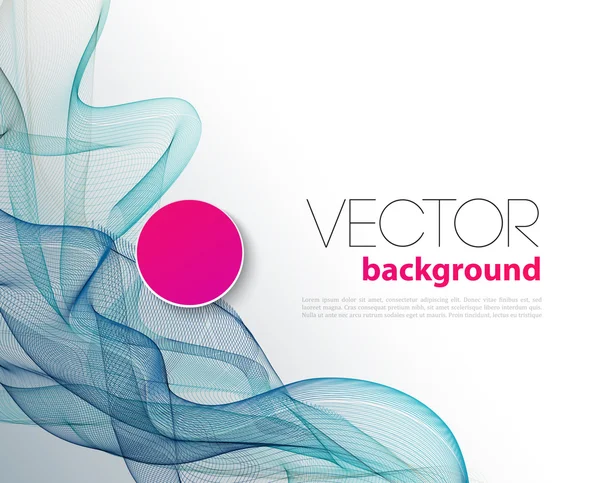 Sfondo astratto linee di colore. Modello brochure design — Vettoriale Stock