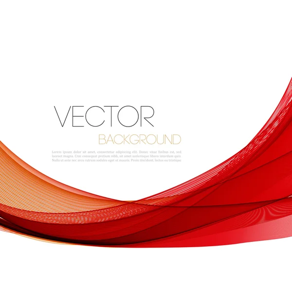 Astratto linee curve sfondo. Modello brochure design — Vettoriale Stock