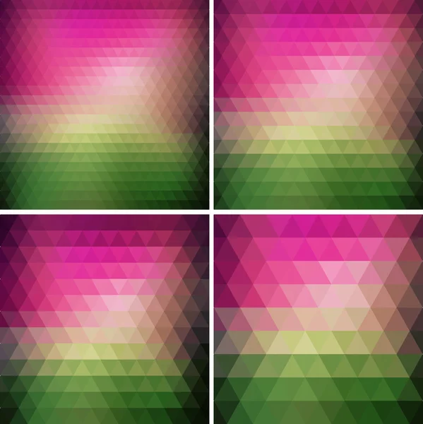 Abstract retro triangle  background — Stock Vector