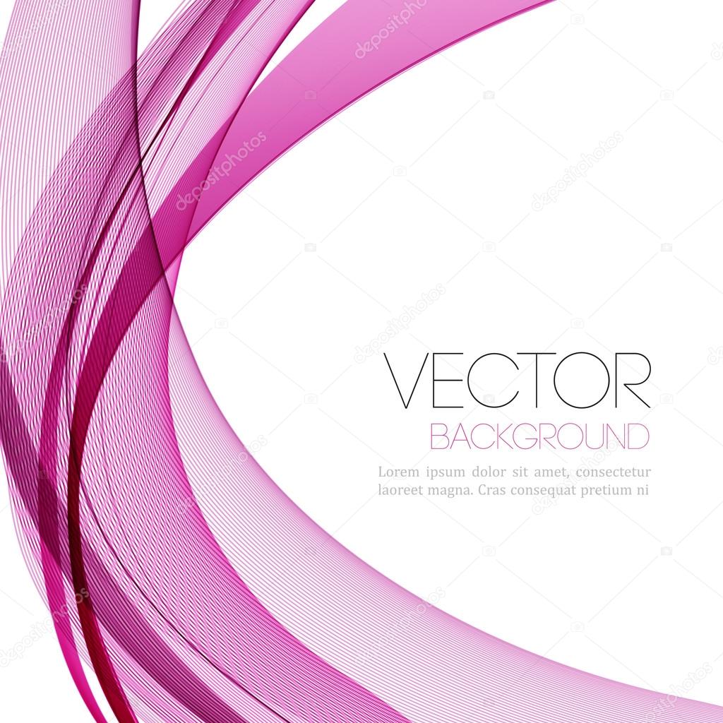 Abstract color lines background. Template leaflet design Stock Vector Image  by ©-strizh- #64568469
