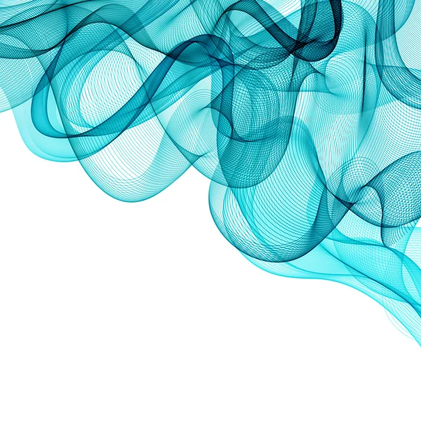 Abstrato fundo ondas fumegantes. Desenho da brochura do modelo —  Vetores de Stock