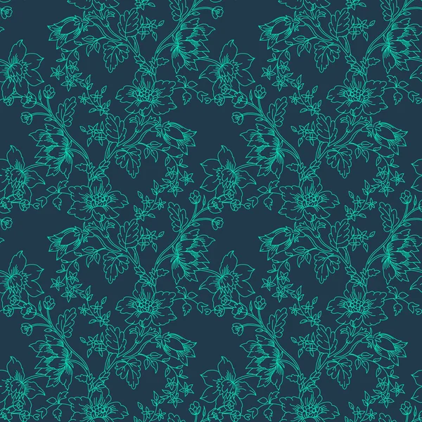 Soyut vintage sorunsuz damask deseni