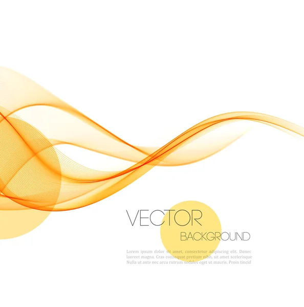 Fondo de líneas curvas abstractas. Diseño de folleto de plantilla — Vector de stock