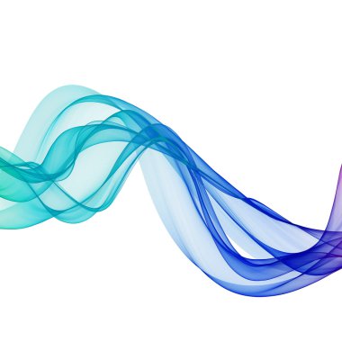 Beyaz arka plan üzerinde renkli duman.