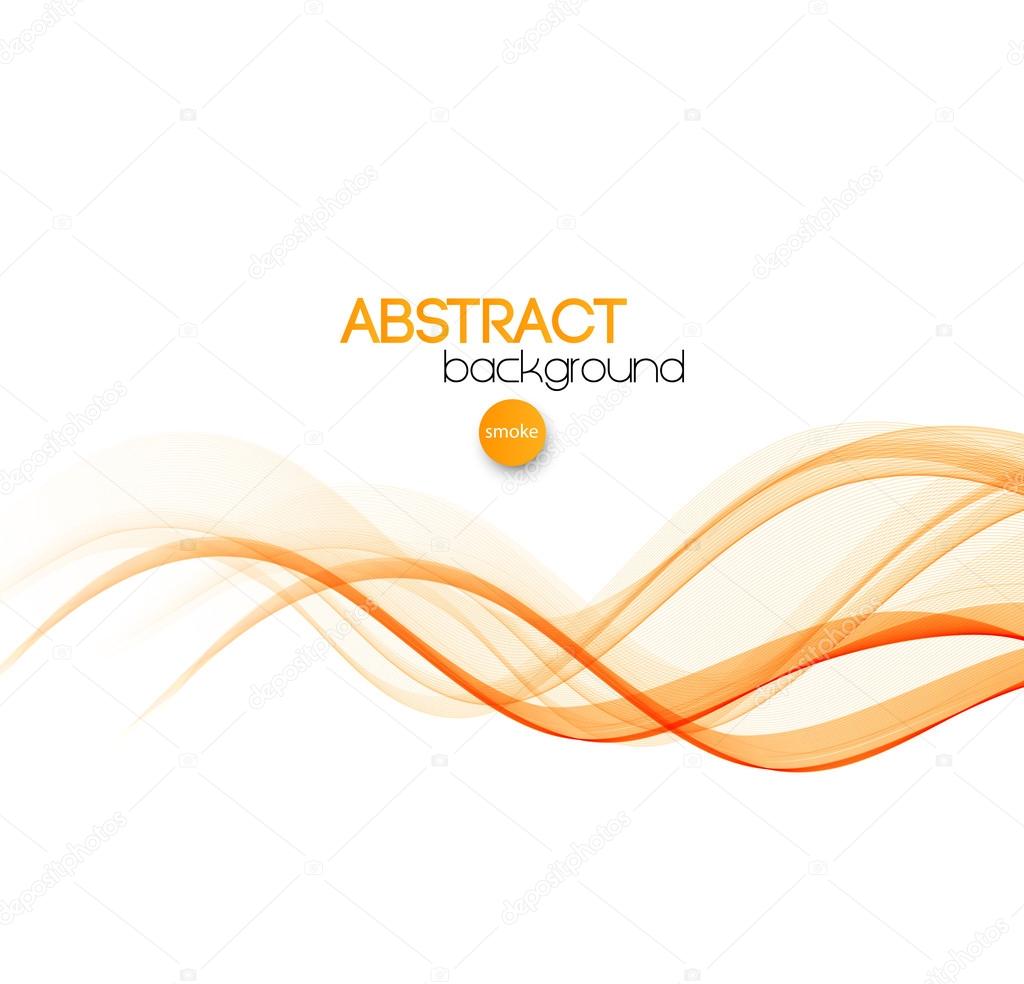 Abstract curved lines background. Template brochure design