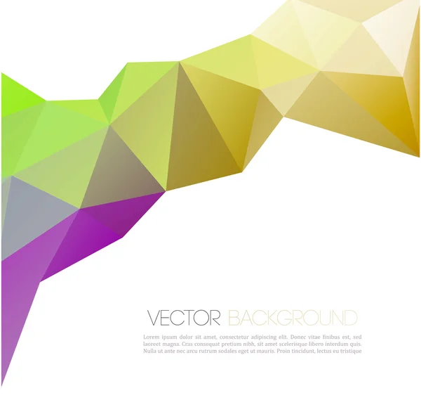 Elvont színes geometriai háttér — Stock Vector