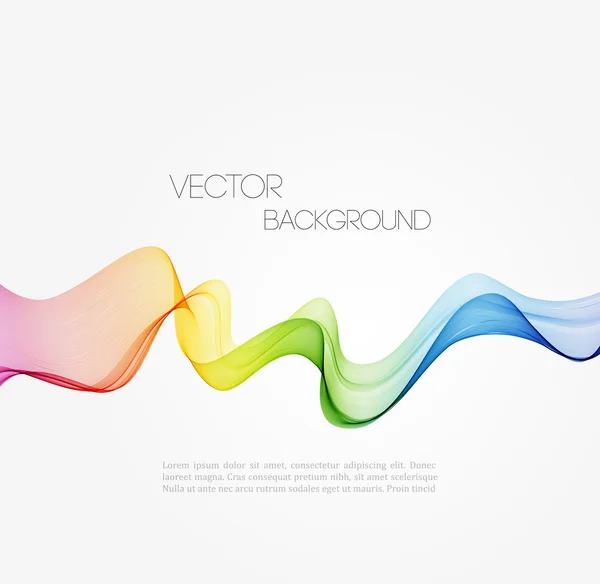 Astratto linee curve sfondo. Modello brochure design — Vettoriale Stock