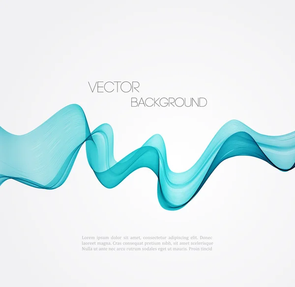 Astratto linee curve sfondo. Modello brochure design — Vettoriale Stock