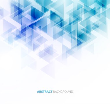 Mavi parlak teknik arka plan. Vektör