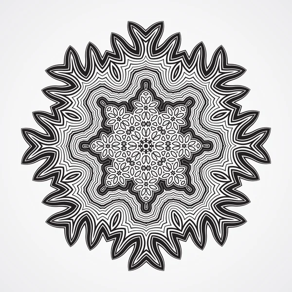 Etninen Fractal Mandala . — vektorikuva