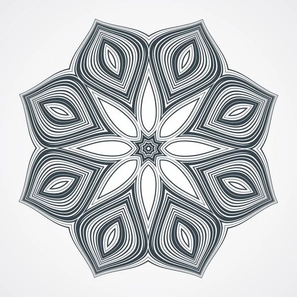 Etninen Fractal Mandala . — vektorikuva