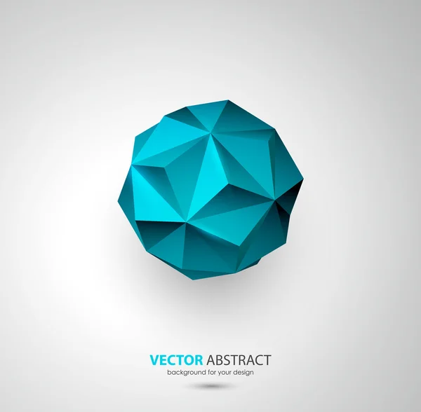 Vector geometric background with triangles — Stock Vector