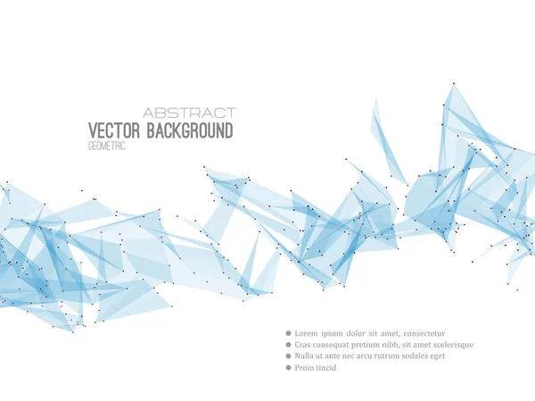 Diseño abstracto de fondo geométrico — Vector de stock