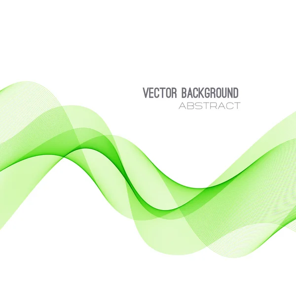 Abstract transparent wave background — Stock Vector