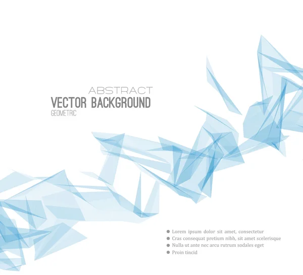 Diseño abstracto de fondo geométrico — Vector de stock